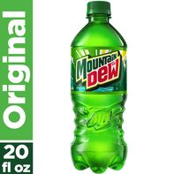 Mountain Dew Soda Bottle