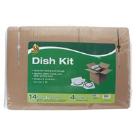 Duck Dish Moving Kit Includes Foam Pouches & Dividers