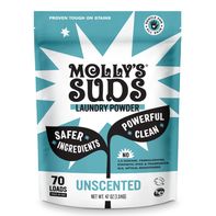 Molly's Suds Laundry Detergent Powder, Unscented
