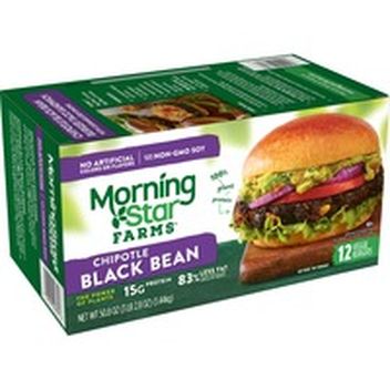 Morning Star Farms Veggie Burgers Chipotle Black Bean 50 8 Oz Instacart