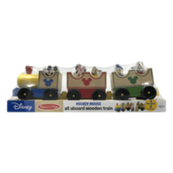 mickey mouse deluxe wooden vehicle set