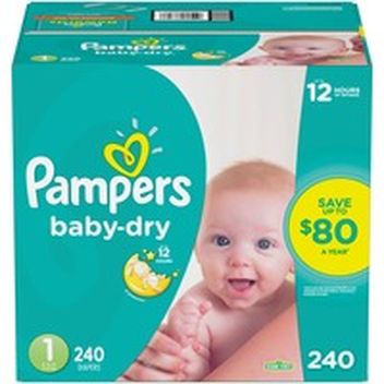 222 pampers size 1