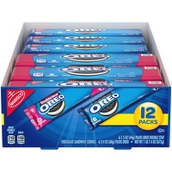 Oreo Double Stuf Chocolate Sandwich Cookies Original Flavor 1 Resealable Family Size Pack Oz Instacart