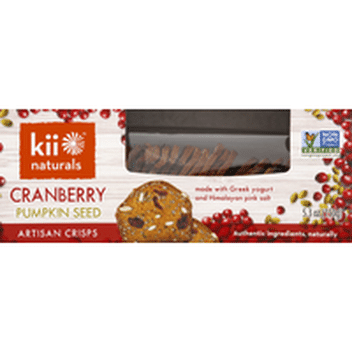 Kii Naturals Raisin Rosemary Pumpkin Seed Crackers 5 Oz Delivery Or Pickup Near Me Instacart