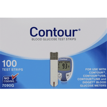 Contour Test Strips Blood Glucose 50 Ct Instacart