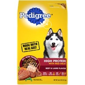 pedigree high protein dog food 50 lbs