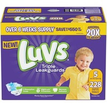 sam's club luvs diapers size 5