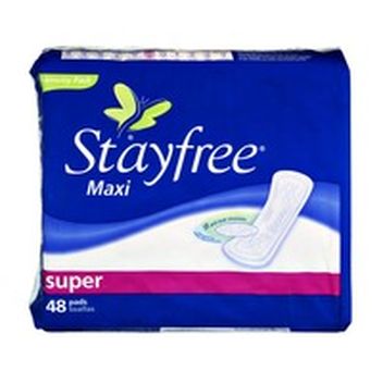 Stayfree pads with wings + clean wipes regular (380040781009)