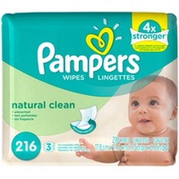 pampers natural wipes