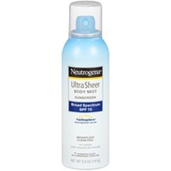 neutrogena sunscreen face mist