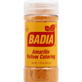Badia Spices Amarillo Yellow Coloring 4 25 Oz Delivery Or Pickup Near Me Instacart Badia Spices Amarillo Yellow Coloring 4 25 Oz Delivery Or Pickup Near Me Instacart