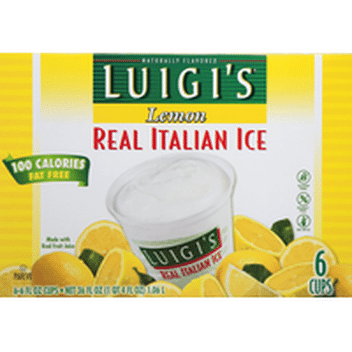 Luigis Italian Ice Blue Raspberry Watermelon Real 6 Fl Oz Delivery Or Pickup Near Me - Instacart