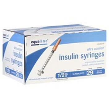 Equaline Insulin Syringes 1 Cc 100 Each Instacart