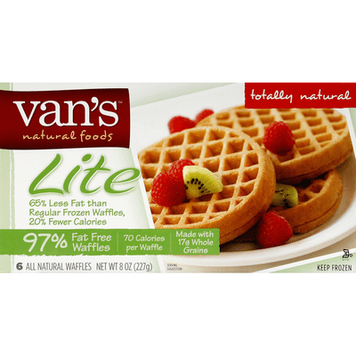 Van's Waffles, Lite, Totally Natural (6 
