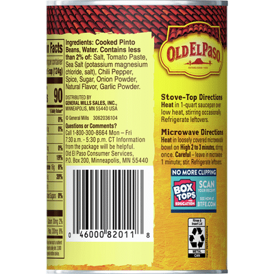 Old El Paso Fat Free Refried Beans