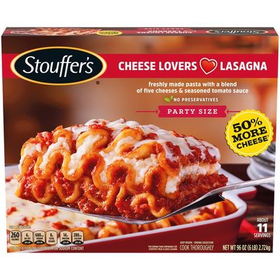 Stouffer S Party Size Cheese Lovers Lasagna Frozen Meal 96 Oz Instacart Stouffer S Party Size Cheese Lovers Lasagna Frozen Meal 96 Oz Instacart