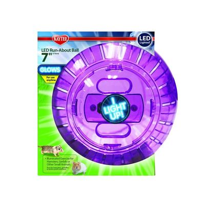 Kaytee LED Lighted Small Animal Run-About Ball