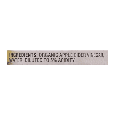 O Organics Vinegar, Apple Cider