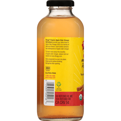 Bragg Apple Cider Vinegar, Organic, Apple Cinnamon