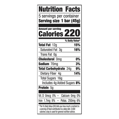 Larabar Gluten Free Bar, Peanut Butter Chocolate Chip, Vegan