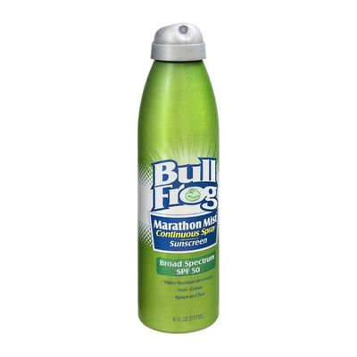 Bull Frog Marathon Mist Sunscreen Continuous Spray - SPF 50