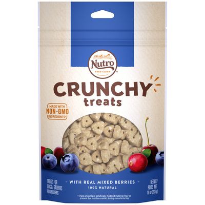 NUTRO Crunchy Dog Treats with Real Mixed Berries
