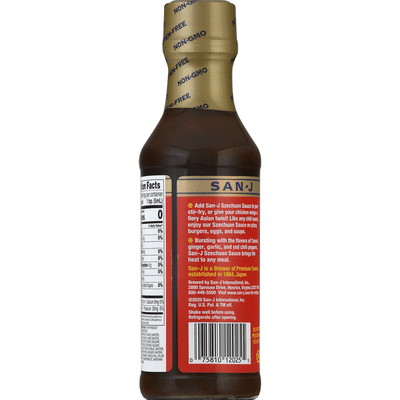 San-J Spicy Hot Stir-Fry & Marinade, Gluten Free, Szechuan