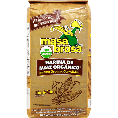 Masa Brosa Corn Masa, Instant, Organic (4 lb) - Instacart