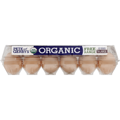 Pete and Gerry's Eggs, Organic, Free Range, Extra Large, Grade A