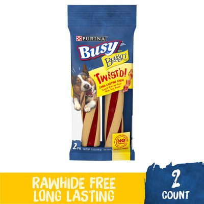 Purina Busy With Beggin' Made in USA Facilities Small/Medium Breed Dog Treats, Twist'd