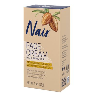 Nair Hair Remover Moisturizing Face Cream, With Sweet Almond Oil,