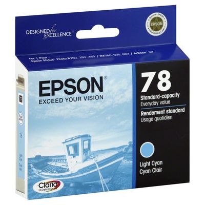 Epson Ink Cartridge, Light Cyan, 78