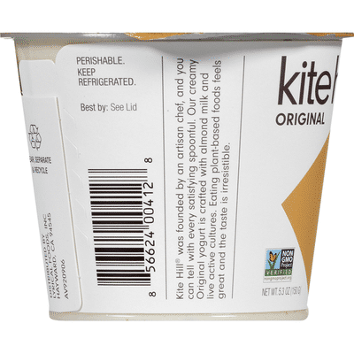 Kite Hill Almond Milk Yogurt, Dairy Free, Vanilla