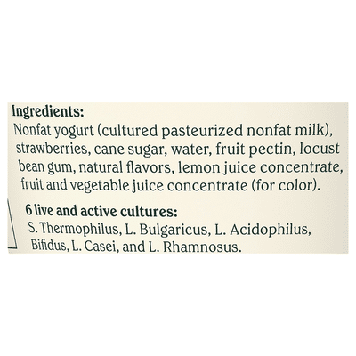 Chobani Yogurt, Greek, Non-Fat, Strawberry on the Bottom