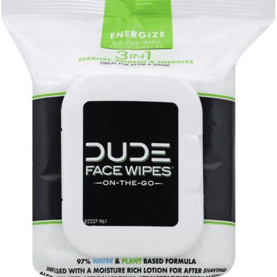 DUDE Face Wipes On The Go
