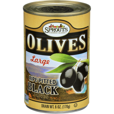 Sprouts Large Ripe Black Olives