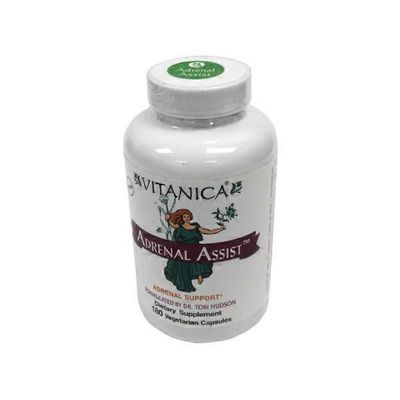 Vitanica Adrenal Assist Adrenal Support Dietary Supplement Vegetarian Capsules