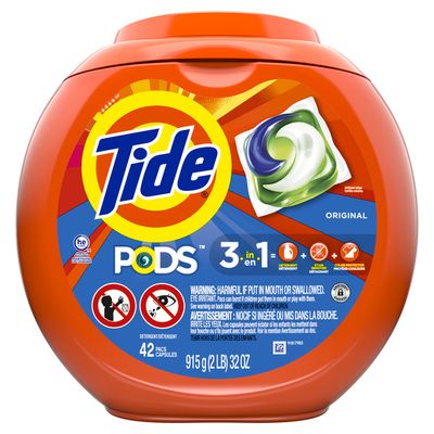 Tide PODS Liquid Laundry Detergent Pacs, Original