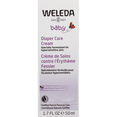 Weleda Diaper Care Cream, White Mallow Extracts, Baby