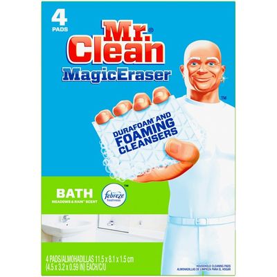 Mr. Clean Magic Eraser Bath, Cleaning Pads with Durafoam