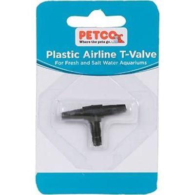 Petco Plastic Airline T-Valve For Fresh & Saltwater Aquariums