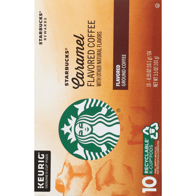 Starbucks Flavored K-Cup Coffee Pods — Caramel for Keurig Brewers