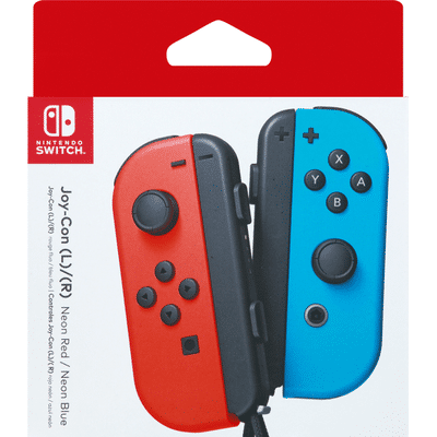 Nintendo Switch Joy-Con (L)/(R), Neon Red/Neon Blue