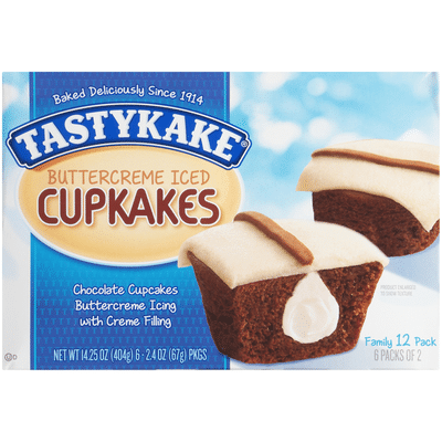 Tastykake Buttercreme Iced Cupkakes