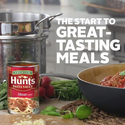 Hunt S Meat Spaghetti Sauce 24 Oz Instacart