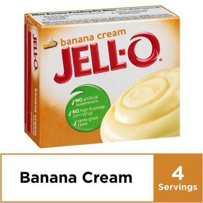 Jell-O Banana Cream Instant Pudding & Pie Filling Mix