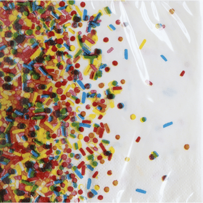 Party Creations Napkins, Sprinkles, 2 Ply