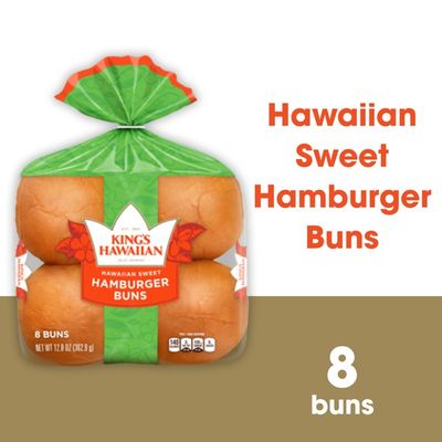 King's Hawaiian Hawaiian Sweet Hamburger Buns
