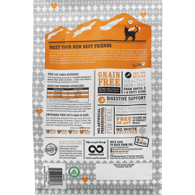 "I and love and you" Naked Essentials - Dry Cat Food - Chicken & Duck