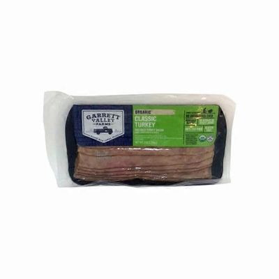 Garrett Valley Farms Organic Uncured Turkey Bacon